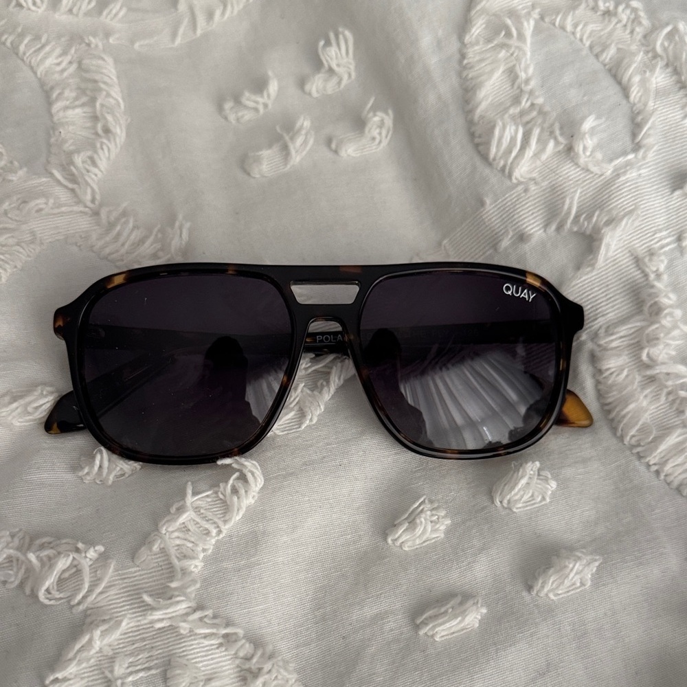 Quay Australia Tortoise Aviator Sunglasses
